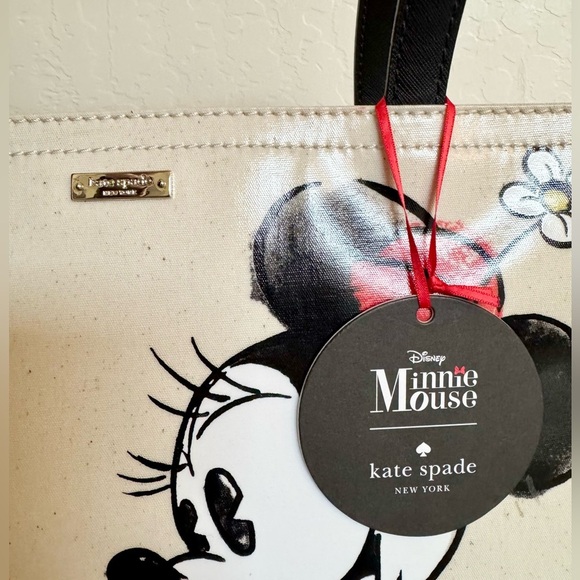 New With Tag Kate Spade X Disney Minnie Mouse Francis Tote